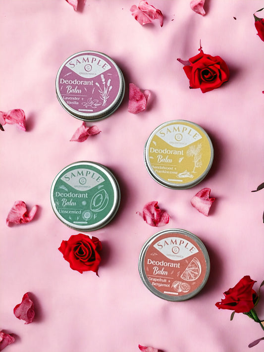 Natural Deodorant Balm Sampler Pack
