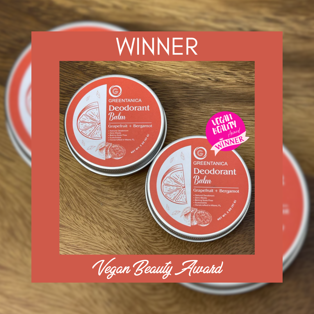 Grapefruit + Bergamot Vegan Deodorant Balm