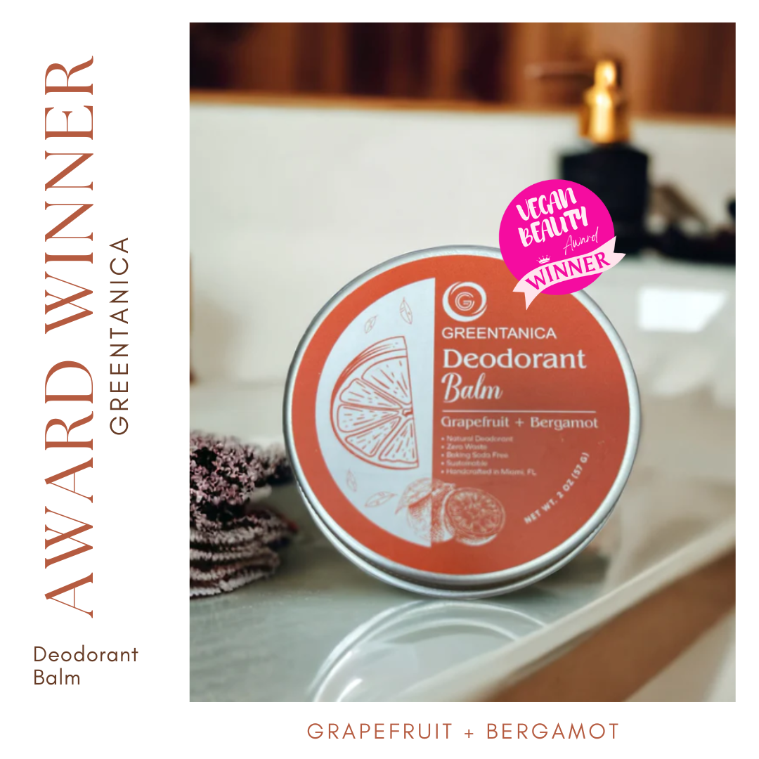Grapefruit + Bergamot Vegan Deodorant Balm