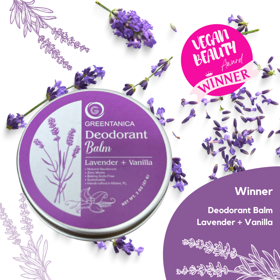 Lavender + Vanilla Vegan Deodorant Balm