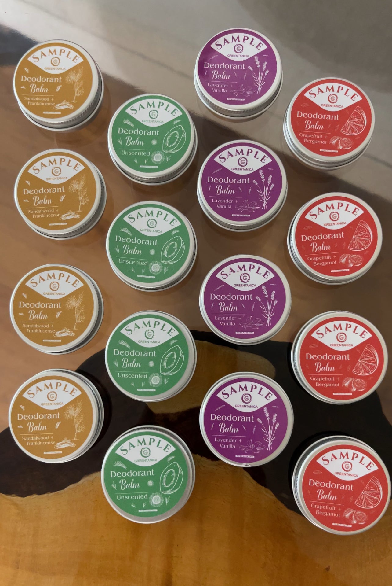 Natural Deodorant Balm Sampler Pack