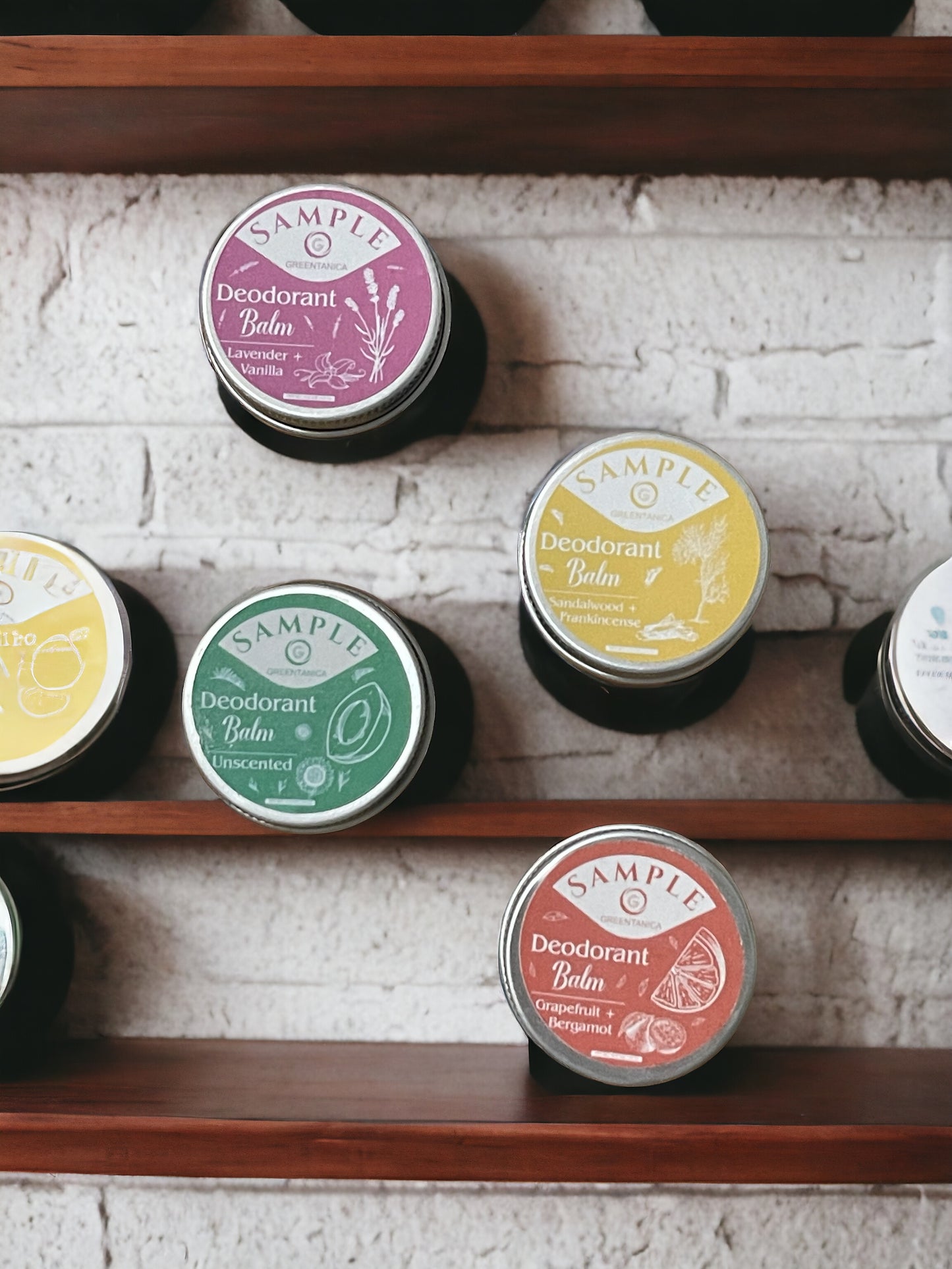 Natural Deodorant Balm Sampler Pack