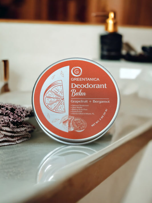 Grapefruit + Bergamot Vegan Deodorant Balm