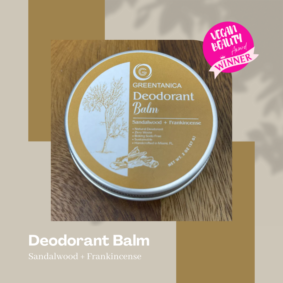 Sandalwood + Frankincense Vegan Deodorant Balm