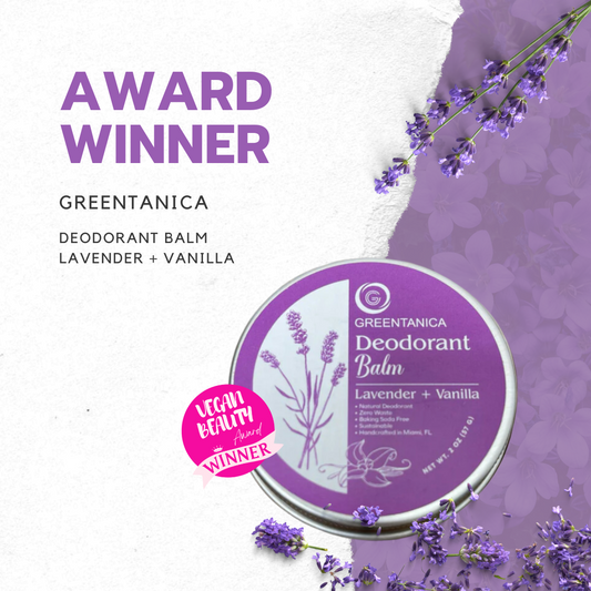 Lavender + Vanilla Vegan Deodorant Balm