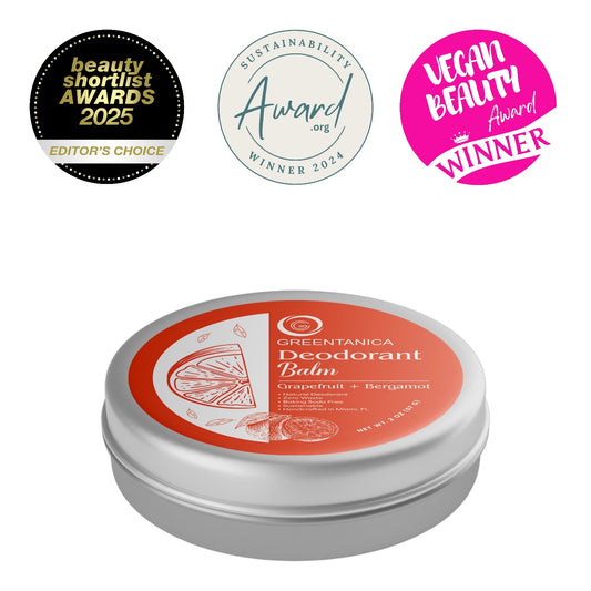 Grapefruit + Bergamot Vegan Deodorant Balm